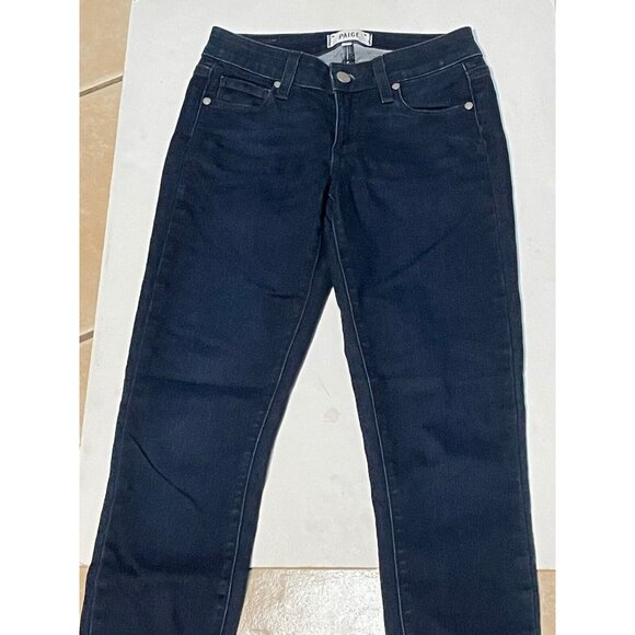 Paige jeans womens 24 Verdugo Crop Catcher low rise Dream 23 x 25 blue - Picture 2 of 11